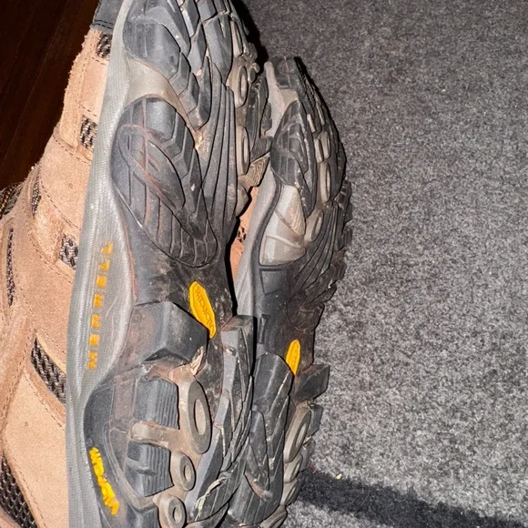 Merrell Moab 3 Men's Brown Hiking Shoes - Picture 3 of 4